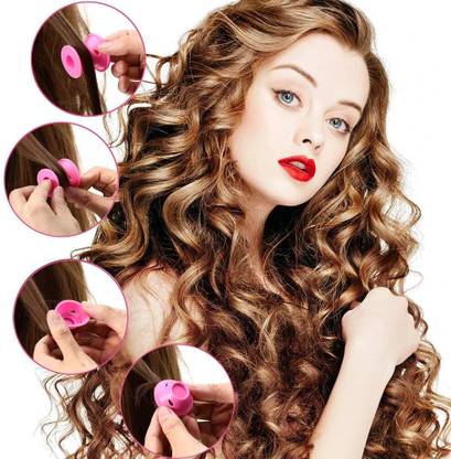 DNESHY Mushroom Heatless Curling Hairs Rollers Set No Heat No Clip Long Short Hair Care Hair Curler