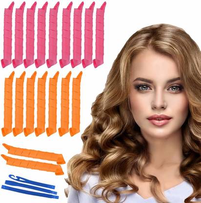 Star Work Hair Curlers Spiral Curls No Heat Wave Hair Curlers Styling Kit For Women Girls Hair Curler