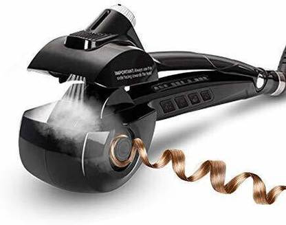 Natvar creation Perfect Curl Automatic Artifact Hair Curler (Black) Electric Hair Curler Hair Curler
