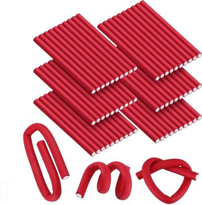 BM RETAIL Flexible Curling Rods Hair Curlers Set (0.39 X 7 INCH 10PCS)(SMALL) Hair Curler