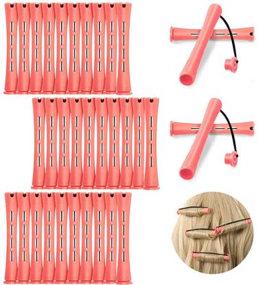 maycreate Cold Wave Rod Perm Hair Curlers Versatile Use 0.51 Inch Pink Hair Curler