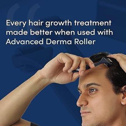 Aarva Beauty Derma Roller For Hair Growth 0.5 mm with 540 Titanium Needles (20 g) Hair Curler