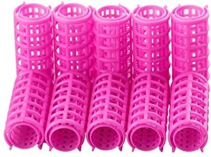 Pink Planet Hair Rollers For Hair Curling | Self Grip Holding Rollers |6 Medium Hair Curlers Hair Curler