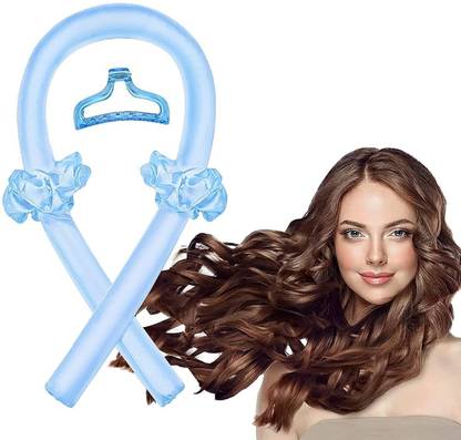 Bonbella Soft Silk Curl Ribbon with Hair Clips Scrunchies Hair Curlers Hair Curler