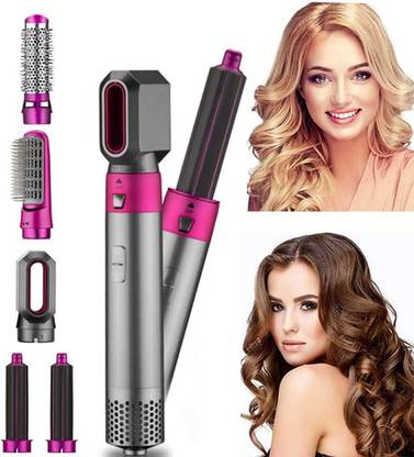 ADKMPTY 5 IN 1 Hair Dryer Styling Tool Hair Curler And Straightening Curling Hair Curler