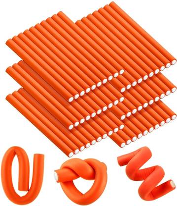 DEZIINE Flexible Curling Rods Flexi Rods Hair Curlers Set (0.39 X 7 INCH(SMALL) 10PCS) Hair Curler