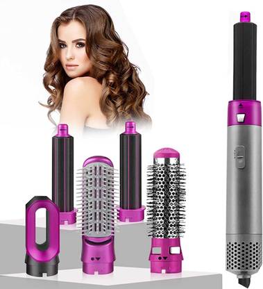 mahostav Hair Dryer & Volumizer Hair Straightener Rotating Hair Brush Styler Hair Curler