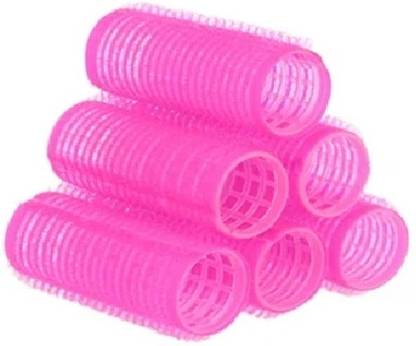 BM RETAIL 2.5x 6 cm 6PC Hair Rollers For Hair Curling | Self Grip Holding Rollers Hair Curler