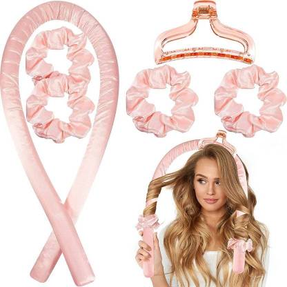 Heylark mart Heatless Curling Rod Headband - Heatless Hair Curler No Heat Curl Ribbon Hair Curler