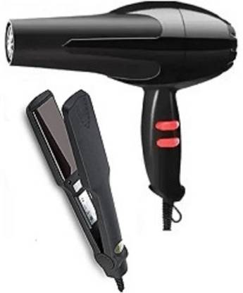 CKINDIA Hair Dryer 1500 Watts with a 329 Hair Straightener Combo Hair Dryer