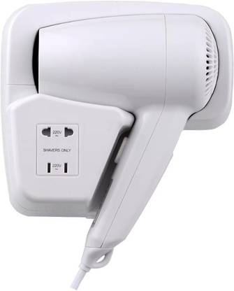 eston Wall Mounted Hair Dryer With Socket Hair Dryer