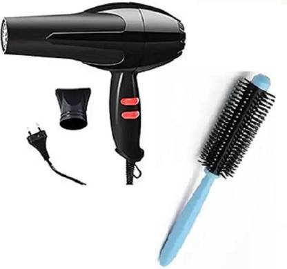 RK INDIA Hair Dryer 1500 Watts and Hair Rolling Comb Hair Dryer