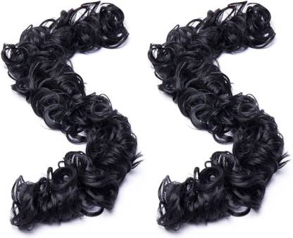 BELLA HARARO Frill Extensions Elastic Stretchable Synthetic Frill Add Volume Wavy Messy 2pc Hair Extension
