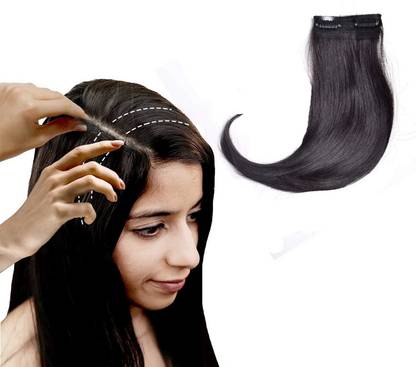HAIR GENNIE Side Patch Pair 100% Real Human  Women and Girls (50GM - 26" Blonde) Hair Extension