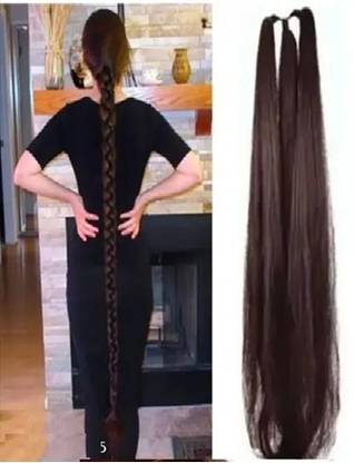 Views Brown Color Nice Look Paranda Choti Colour 26 inch Instant Ready, (Pack of 1) Hair Extension