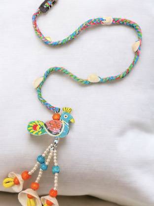 Creative Saisha 1 Pcs of handmade boho Peacock hair braid Hair Extension
