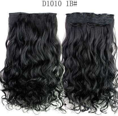 Blushia 5 Clip New Trendy Natural Black Hair Extension
