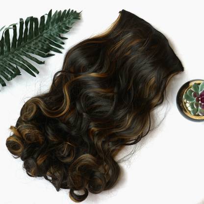 vohaira 3 PIN HIGHLIGHT CURLY EXTENSION Hair Extension