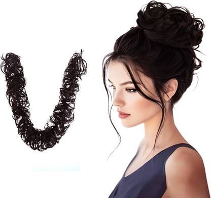 VIVIAN Hair Extensions For Ponytail And Bun Brown (Pack of 1) Bun