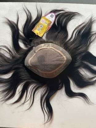 golden hair int Miraz  patch for men size (8x6) 100% Human hair Baldness solutions Hair Extension