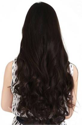 D-DIVINE Clip in wavy brown Hair Extension
