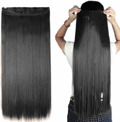COSMIC Straight black long silky hair Hair Extension