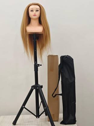 MEAGARICH Adjustable  Dummy Wig Mannequin Head Tripod Stand For  Dressing Hair Extension