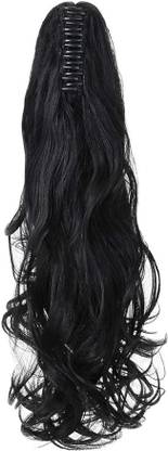 BELLA HARARO natural looks cut Clutcher Ponytail, Black 1pc Wavy Wig multi Step cut Clutcher Hair Extension