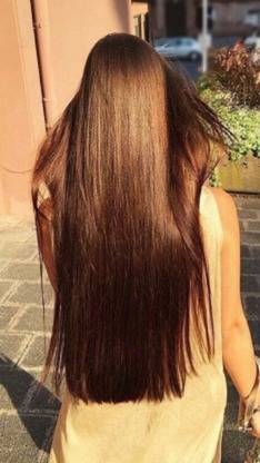 COSMIC Natural looking women straight brown hair Hair Extension