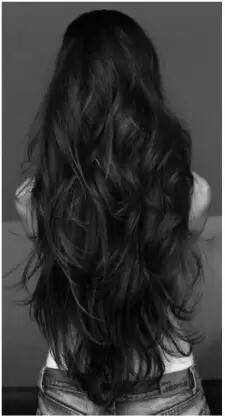 D-DIVINE 5 Clips Based 24 inch Curly/Wavy Synthetic Fibre Extension (Black) 120 gm Hair Extension