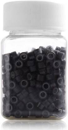 Lebene 500 pc Micro Ring For Extension, Micro Rings Beads Loop For Human Feather Tip Hair Extension