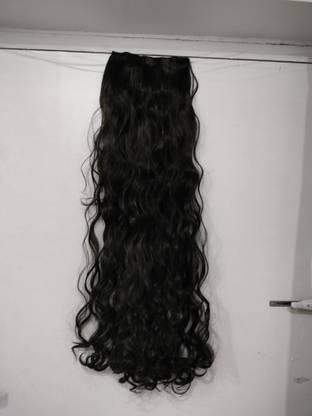 Alizz 40 inch super long natural brown curly looks like real beautiful german Hair Extension