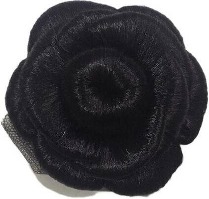 nik city store Nice Plain Natural Black Beautiful bun Style Plan simple hair Juda Bun Fashion Extension (pack of 1) Hair Extension