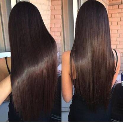Abrish 5 Clip 24 Inch Natural Brown Straight Hair Extension