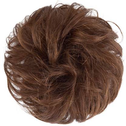 D-DIVINE Women's Medium Auburn Wavy Curly Synthetic , Easy to Use Hair Extension