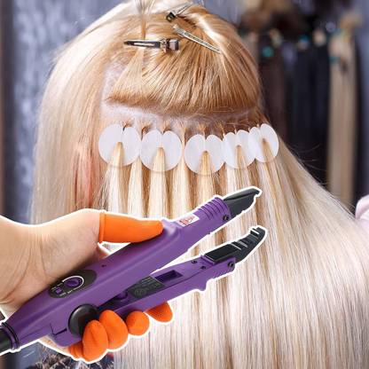 MULTIVISTA  Extensions Iron Fusion Keratin  Extensions Heat Tool Heat Connector Hair Extension