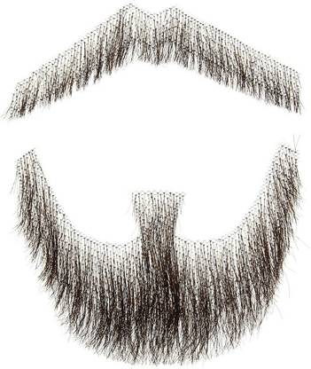 Ritzkart Human  Men's Artificial Beard and Mustache for Acting/Modeling Hair Extension