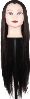 Longmax Saloon Use Dummy For Styling Practice, Dummy With Stand  Extension Hair Extension
