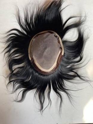 golden hair int Fine Monofilament hair patch for men size (10x8) 100% Human hair men wig Hair Extension