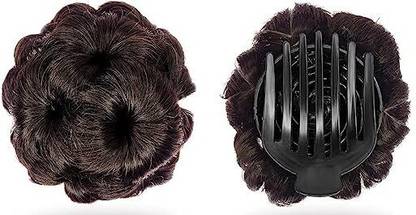 VIVIAN Brown hair juda clutcher style Bun Hair Extension