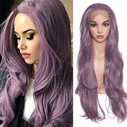aniteen Purple Wavy hair Hair Extension