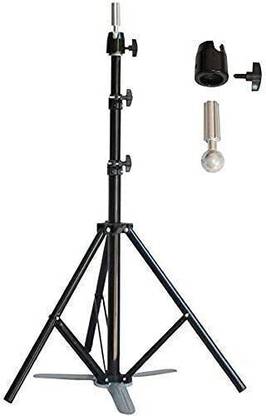 Pinaka Wig Stand Tripod Mannequin Head Stand Metal Adjustable Wig Head Stand (Black) Hair Extension