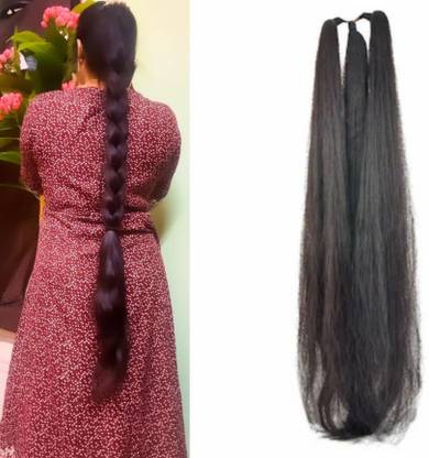 AASHTIK MART long Synthetic Women  Choti Extensions 3 layer Choti Parandi (Code-143) Hair Extension