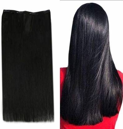 Blushia Beautuful Look Platinum Quality 24 Inch 5 Clip In Hair Extension