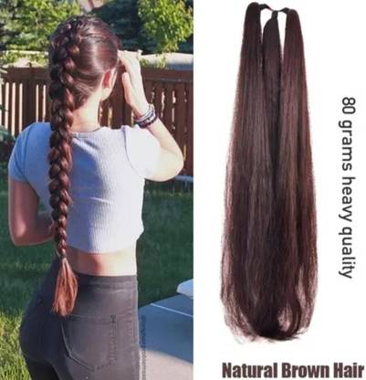 iFkart Long Lasting Brown  Extension – लॉन्ग लास्टिंग ब्राउन हेयर एक्सटेंशन Hair Extension