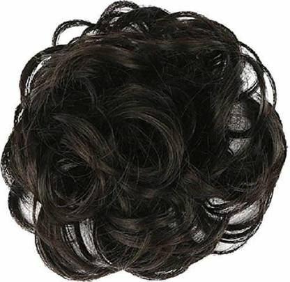Sheny  Extensions And Wigs D-Divine Women's and Girl's Synthetic  Bun Extension,Bun maker hair Accessories messy  Juda Bun Women curly  Bride Bun juda rubber free size Hair Extension