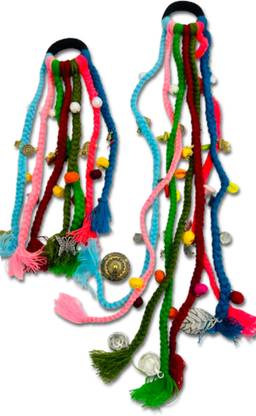 PrintCraft Hub Mother-Daughter Combo  Extensions - Matching Stylish  Accessories Hair Extension