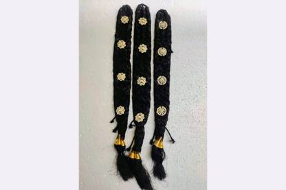 Puja Celebrations Devi Amman Jadai Plait 4 Billa Hair Extension