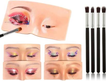 Sindhwwani makeovers Eye dummy for makeup practice board  Extension Hair Extension