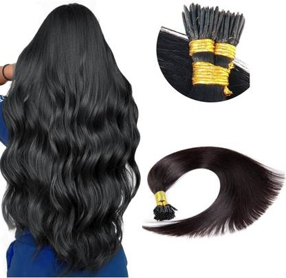 DELUXE Remy I-Tip Permanent Human  Extensions, 50 Strands/Pack (28 inch, 50g) Hair Extension
